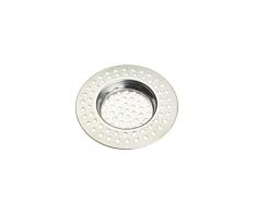 KitchenCraft Colador de Fregadero de Acero Inoxidable, Plateado