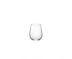 Bormioli Rocco Vaso de Cristal con Grabado Whisky/38 cl Cierre (6 Piezas)