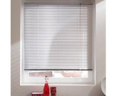 madecostore - Estor Veneciano de Aluminio Easy Blanco â 107 x 150 cm â Mecanismo autobloqueante â Hojas 25 mm â Sin taladrar