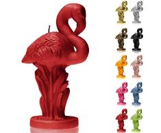 Candellana Hecho a Mano Flamingo Classic Vela de Regalo - Divertida - Vela Decorativa - Decoración del Hogar - Regalos para Amigos - Mecha de Algodón - Tiempo de Quemado 24h - Vela Red
