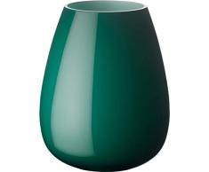 Villeroy & Boch Drop Jarrón Emerald Green, 18,6 cm, Vidrio, Verde