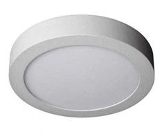 Plafón LED Redondo 18W superficie. 1600 lumenes reales. Driver incluido. (Blanco neutro (4500K), 1 Unidad)
