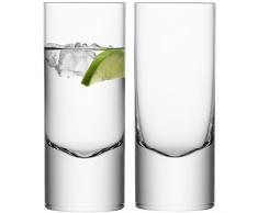 LSA Boris Juego de 2 Vasos 360 ML Transparente