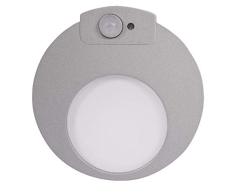 Zamel Ledix - Aplique de pared LED, metal, aluminio