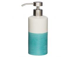 Sealskin Dispensador de Jabón Doppio, 6.7 x 8.5 x 18 cm, Porcelana, Aqua