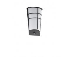 EGLO BREGANZO 1 Outdoor wall lighting SMD LED Module 2.5W LED Antracita - IluminaciÃ³n al aire libre (Outdoor wall lighting, Antracita, De plÃ¡stico, Zinc de acero, IP44, Blanco, I)