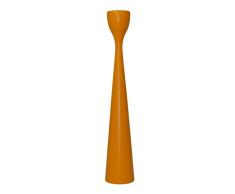 Freemover Rolf L - Candelabro (Madera, 38 cm), Color Naranja