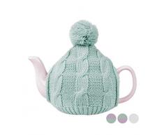 ATOSA tetera con cubre tetera ganchillo gris 600 ml