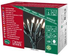 Konstsmide Next Generation - Guirnalda de 50 luces LED, luz blanca cálida, blanco, 50