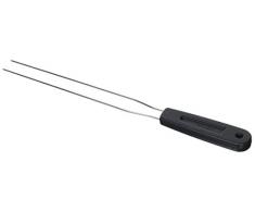 Princess 130111 Tenedor para Waffles, Negro, Plata