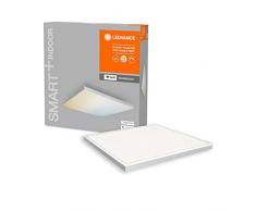 LEDVANCE PlafÃ³n LED inteligente, panel interior con tecnologÃ­a WiFi, color de luz cambiante (3000K-6500K), 450mm x 450mm, compatible con Google y Alexa Voice Control, SMART+ WIFI PLANON FRAMELESS