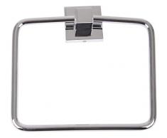 Fackelmann 86754 Mare - Toallero de aro Cromado para baÃ±o (19Â xÂ 17Â xÂ 3,5Â cm Aprox.)