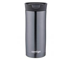 Contigo Huron Termico Snapseal, CafÃ©, Taza de Viaje en Acero Inoxidable, Vaso Termo antigoteo, Copa con Tapa fÃ¡cil de Limpiar sin BPA, 470Â ml