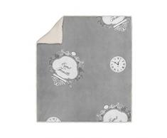 Manta Polar Estampada de Sherpa 110 x 170 cm Esprit DE FAMILLE Gris de Soleil dâOcre