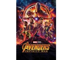 1art1 Los Vengadores - Infinity War, Cartel De Cine Póster (91 x 61cm)