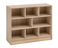 Wohnling WL5.818 Sonoma - Estantería de Madera (80 x 68,5 x 29,5 cm)