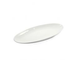 La Porcellana Convivio Fuente Ovalada Caja de Regalo, Color Blanco, 55,5Â x 25,5Â cm