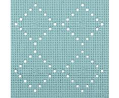 Spirella 55 x 55, Gris colección Alaska, Alfombrilla de Ducha, PVC