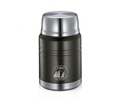 Cilio 750 Monte - Recipiente para Alimentos (750 ml), Color Negro