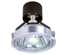 Deko - luz 110108 G12 220-240 V AC/50-60 hz 70 W lámpara de techo de cristal para techo, transparente