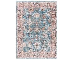 Safavieh SHV797, SHV797 - Alfombra Rectangular de Interior (122 x 183 cm), Color Azul y Rojo