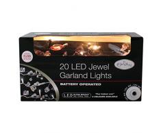 El taller de Navidad Benross â Guirnalda de 20 LED con guirnalda de luces