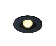 Slv new tria - Downlight mini dl circular 2,2w 3k negro