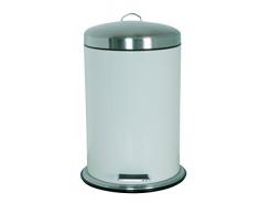 MSV Acero Inoxidable 100383 Polipropileno Papelera 3 L Blanco