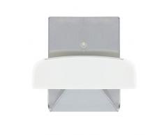 ORYX 5393010 Colgador Percha Adhesivo Acero Inoxidable Color Metalizado/Blanco