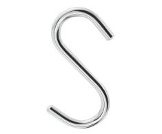 Stellar Juego de 6 Ganchos, Acero Inoxidable, Plateado