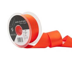 Berisfords 3501 35 mm Llama 677 10,5 x 10,5 x 4,59 cm Doble Cara Poly cinta de satén, llama