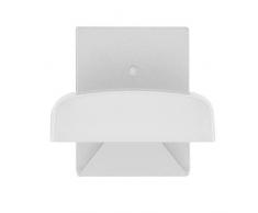 ORYX 5393005 Colgador Percha Adhesivo Acero Inoxidable Color Blanco
