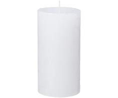 Spaas - Velas de Cera de parafina (6 Unidades, 70 x 130 mm), Color Blanco