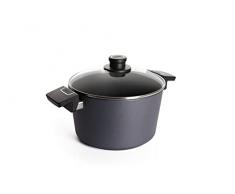 Woll 124DPSL - Cazuela de aluminio fundido, color gris