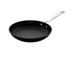 Le Creuset Sartén baja de aluminio antiadherente, à 30 cm, Libre de PFOA, Para todas las fuentes de calor, incluso la inducción, Antracita/Plateado