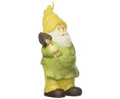 HGD Figura Decorativa de Enano de jardÃn (14 cm), Cera, carbón, tamaño