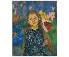 Legendarte Giovanni Giacometti Retrato de Otilia Giacometti Impresión Digital sobre Lienzo, cm. 40x50