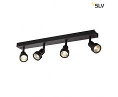 SLV Puri CW, Interior de pared y techo (, Quad, qpar51, Negro, 4 x 50 W lámpara, aluminio, 0 W