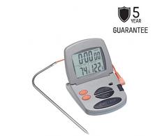 Taylor Pro TermÃ³metro de carne en horno con temporizador digital de cocina, plÃ¡stico