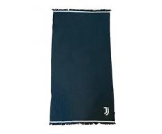 hermet Juventus F.C, Toalla de Playa con Flecos y Toalla Foutà mar y Piscina, 100% algodón, 85 x 160 cm, Producto Oficial