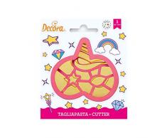 Decora 255100 Cortador de masa mascarilla unicornio, plÃ¡stico