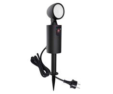 REV Link2Home 0088827112 - Foco exterior WLAN + estaca, 50.000 h, color negro