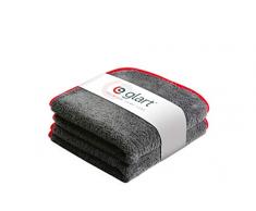 Glart - Pack de dos paños de microfibra para cocinas de brillo, puertas de armarios de cocina lacadas, 40 x 40 cm