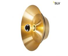 SLV Bato 35 CW, Indoor, – Lámpara de pared y techo (latón, E27, máximo 60 W Lámpara, aluminio, 0 W, Oro