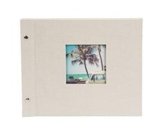 Goldbuch Bella Vista - Álbum de Fotos (Lino, 30 x 25 x 2 cm), Color Gris