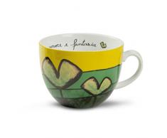 Egan paf03/1Â V Taza Desayuno, Porcelana, Verde