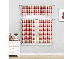 Duck River Textile Se Puede Lavar a máquina en Agua frÃa, Usar Solo blanqueador sin Cloro, secar en Secadora a Baja Temperatura y Planchar a Temperatura Baja, Multi, 128 x 36 (2 Piezas)