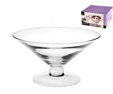 Royal Leerdam 240ml Transparente 2042300Â copa con plato de cristal Deli decorado cm24.5Â copas copas cuencos