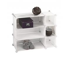 Wenko Honey Cube Armario Multifuncional, Blanco, 52.7x31.7x8 cm