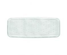 Kela 22362 Alfombrilla de baño antideslizante Blanco alfombra y pegatina antideslizantes de baño - Alfombras y pegatinas antideslizantes de baño (Alfombrilla de baño antideslizante, Adultos, Blanco, PVC, 360 mm, 920 mm)